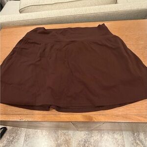 lululemon athletica Chocolate Brown Mini Skirt